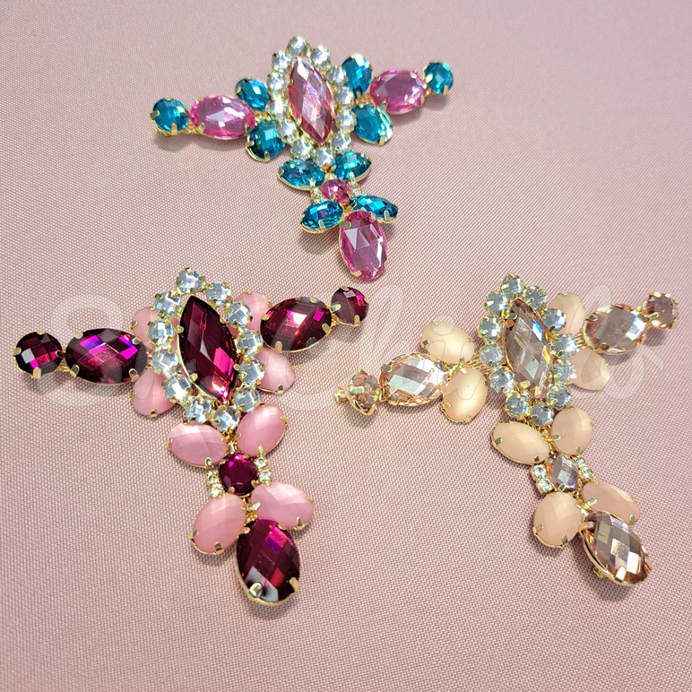 Cabedal Tamara, Banhado, Rebite, Rosa Claro/Tiffany
