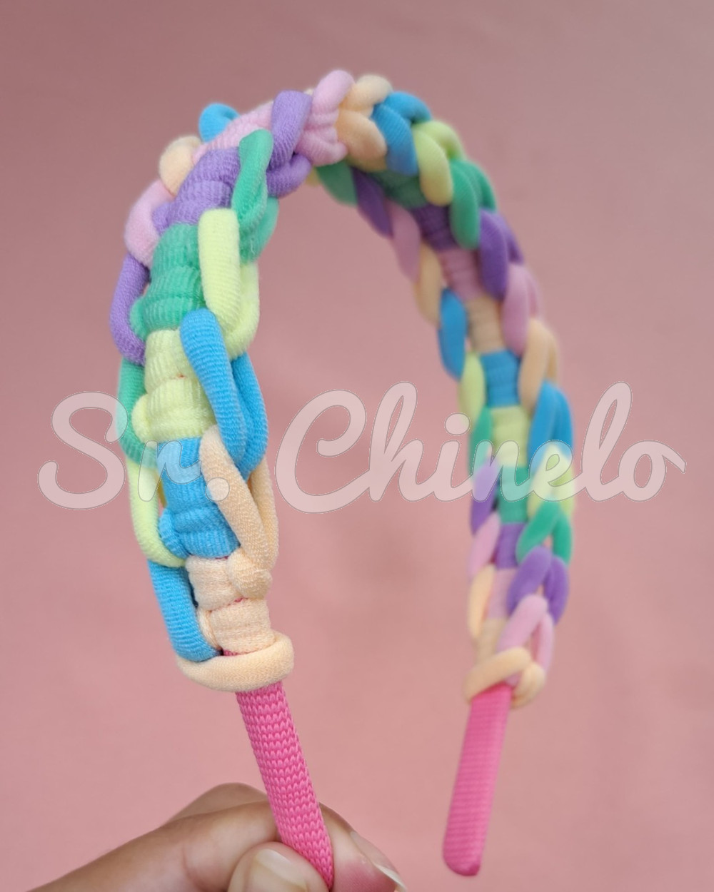 Elástico Xuxinha de Cabelo, 3cm, Colorido Candy