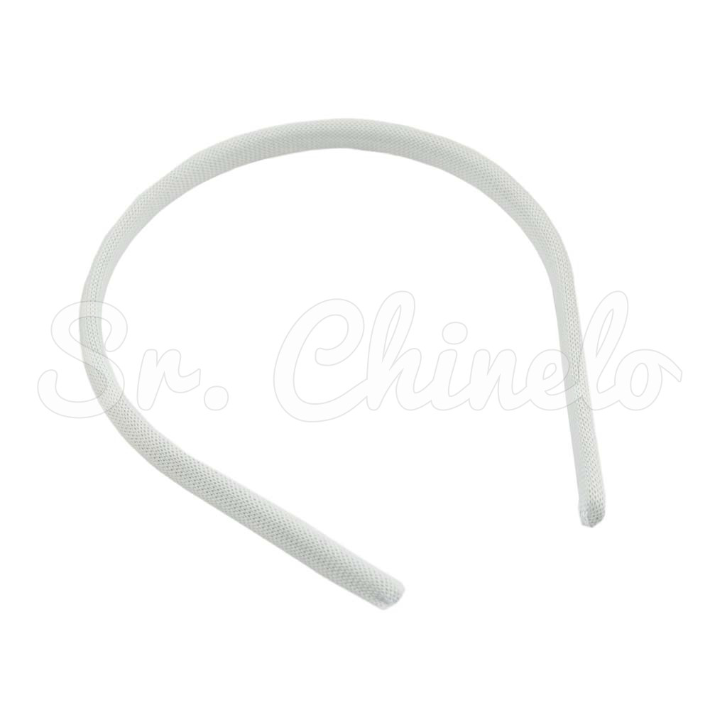 Tiara Fina, 10mm, Encapada, Branco