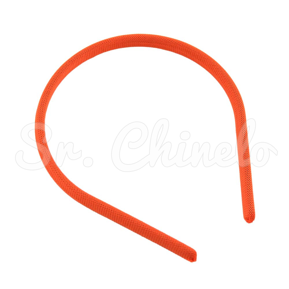 Tiara Fina, 10mm, Encapada, Laranja