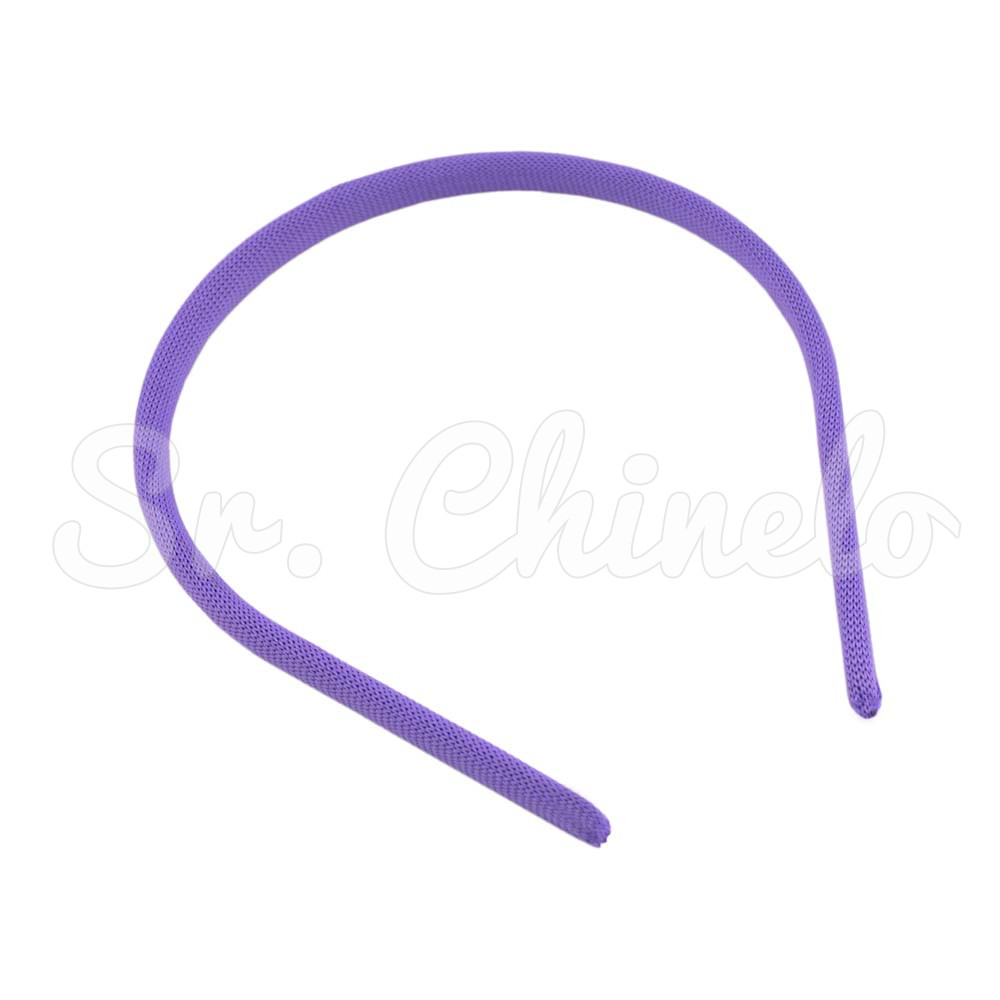 Tiara Fina, 10mm, Encapada, Lilás