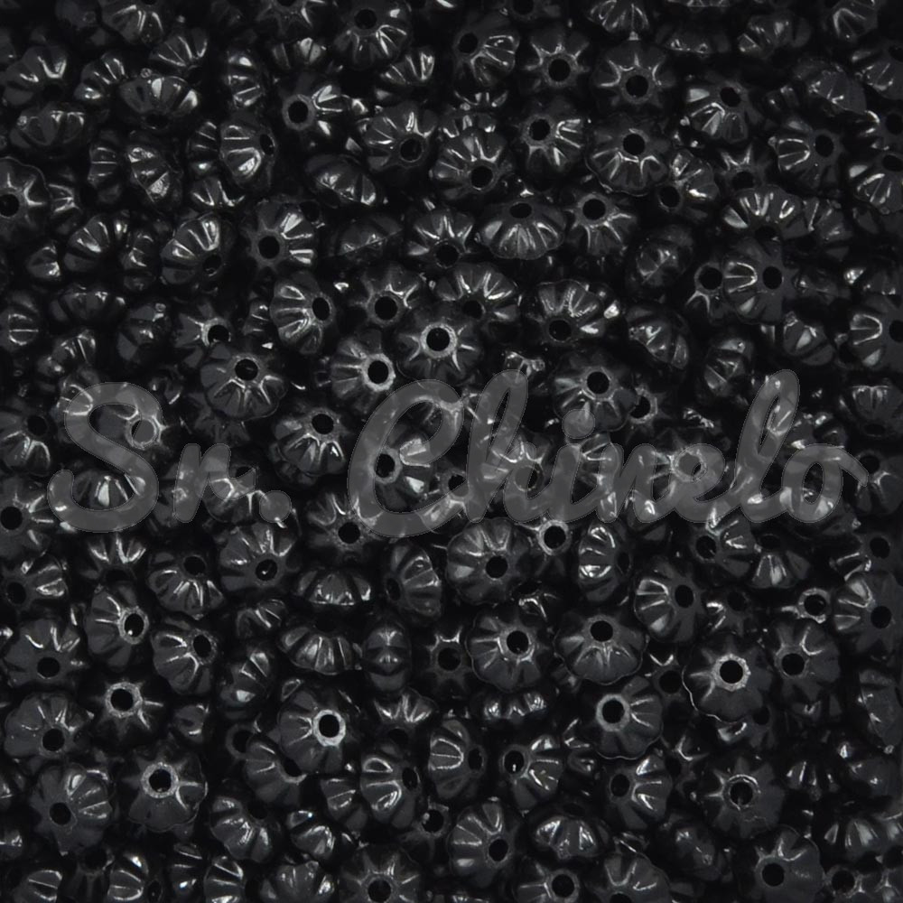 Pitanga de Acrílico, 06mm, Preto
