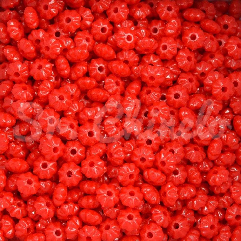 Pitanga de Acrílico, 06mm, Vermelho