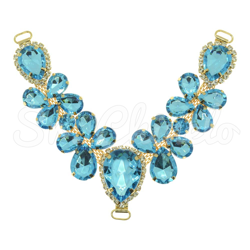 Cabedal Melissa, Passante, Azul Tiffany