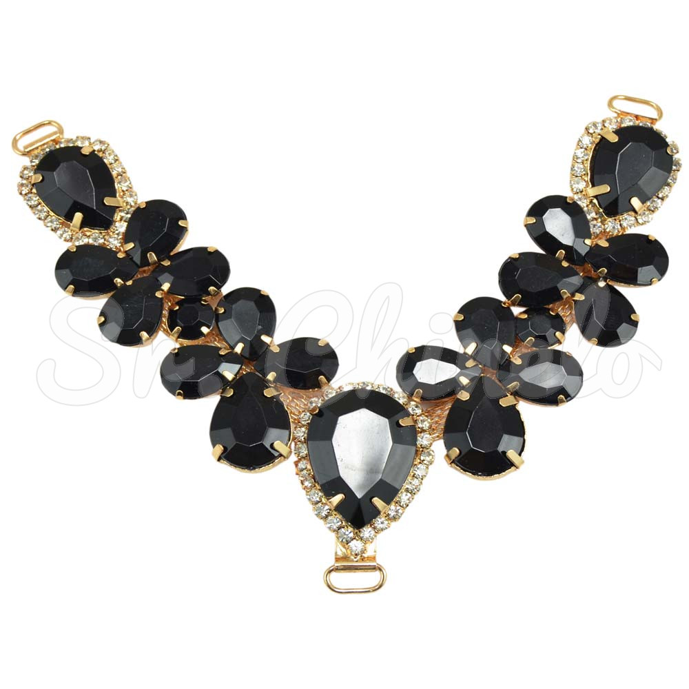 Cabedal Melissa, Passante, Preto