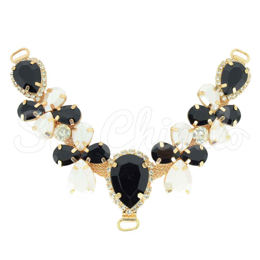 Cabedal Melissa, Passante, Perolado/Preto