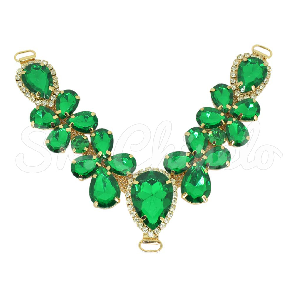 Cabedal Melissa, Passante, Verde