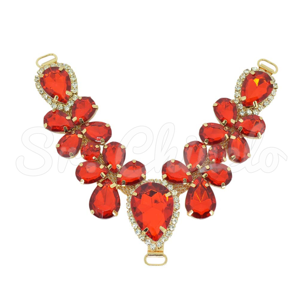 Cabedal Melissa, Passante, Vermelho