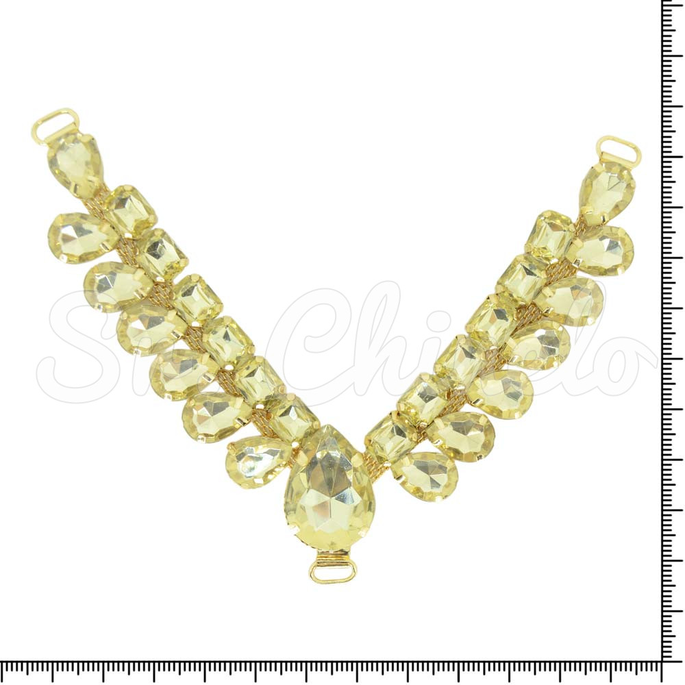 Cabedal Adele, Passante, Dourado