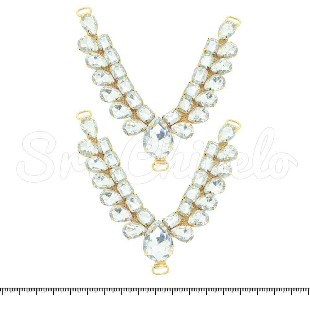 Cabedal Adele, Passante, Cristal