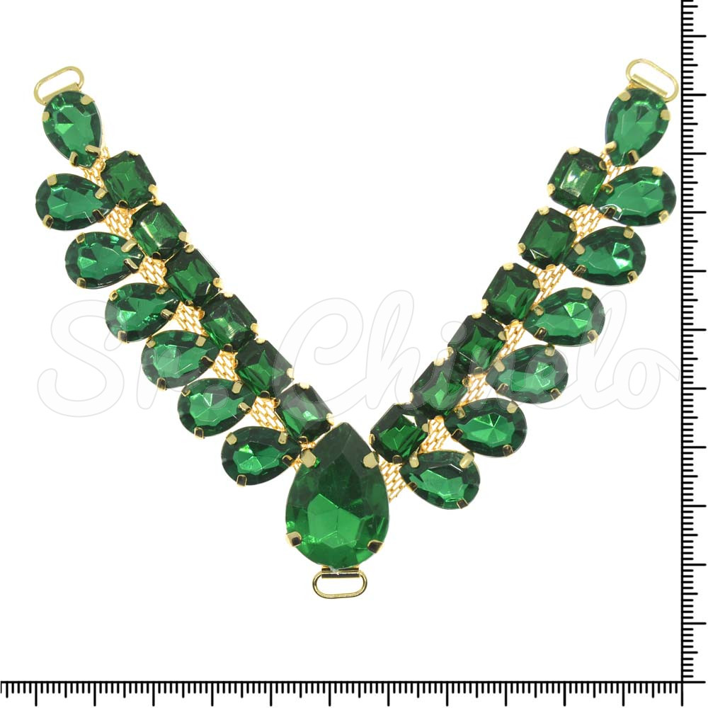 Cabedal Adele, Passante, Verde