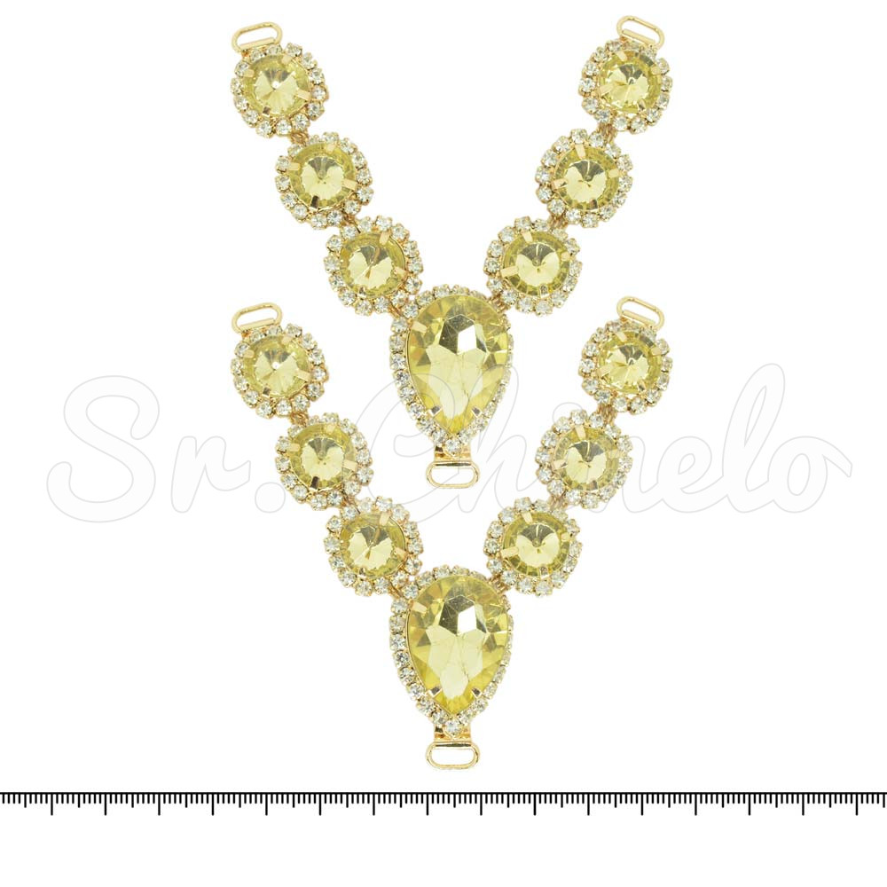 Cabedal Gisele, Passante, Dourado