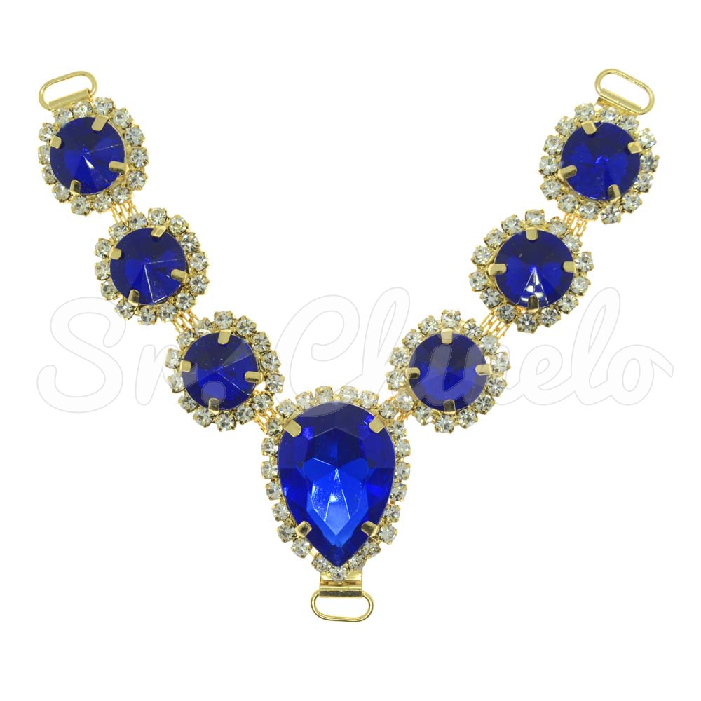 Cabedal Gisele, Passante, Azul