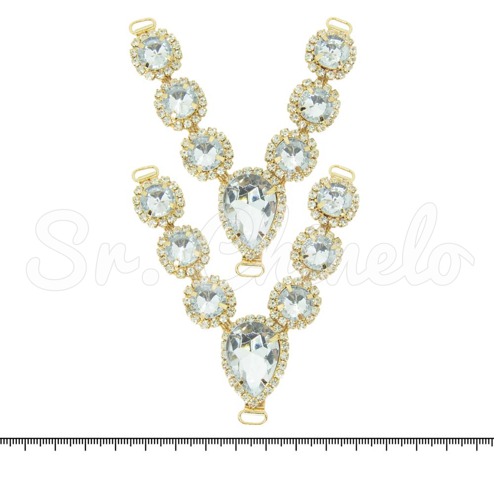 Cabedal Gisele, Passante, Cristal