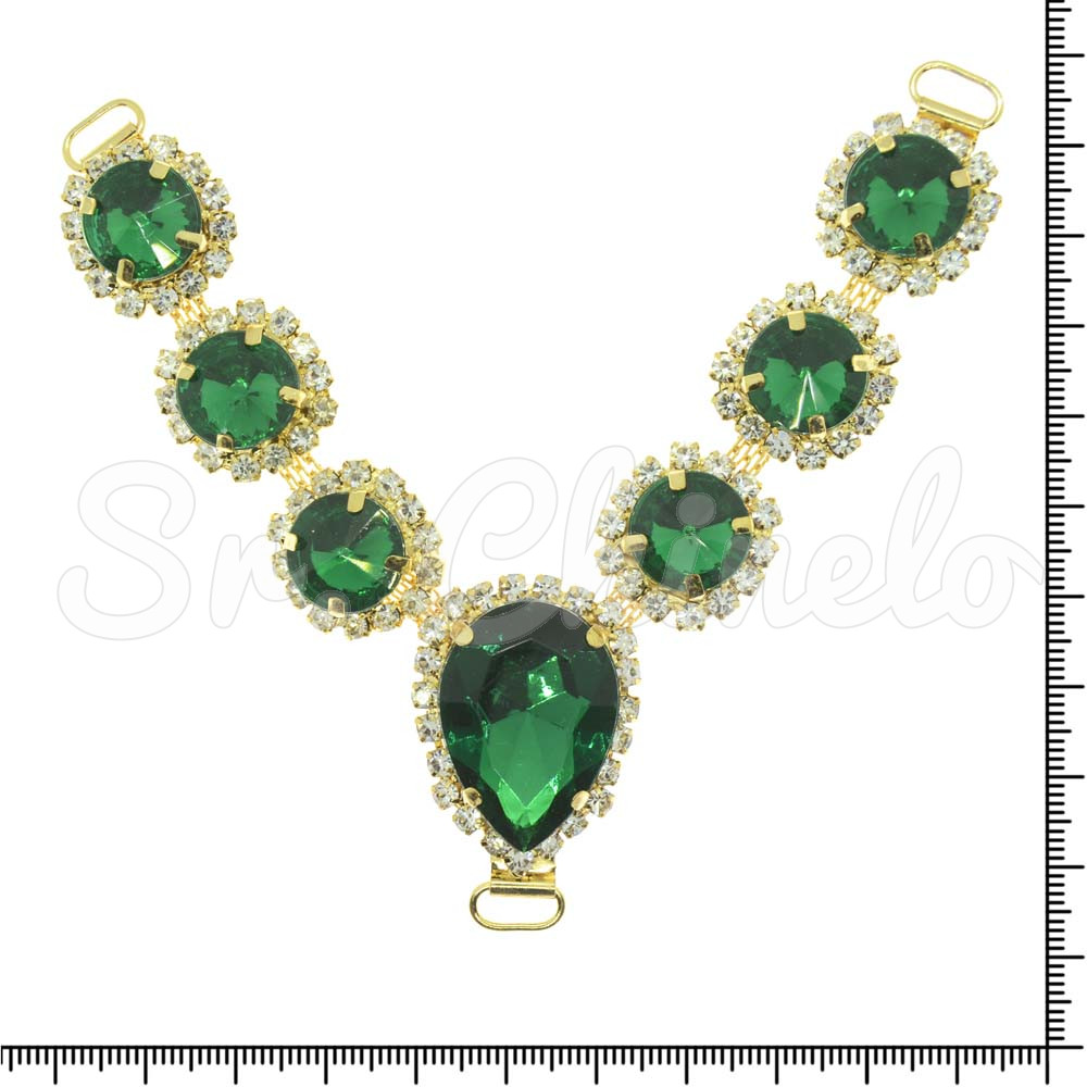 Cabedal Gisele, Passante, Verde
