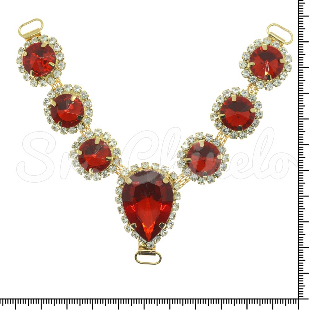 Cabedal Gisele, Passante, Vermelho