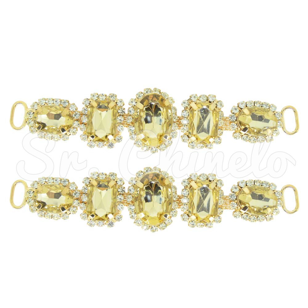 Cabedal Gabriela, Passante, Dourado