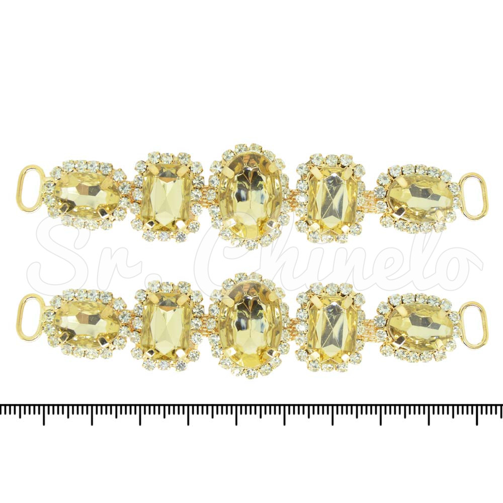 Cabedal Gabriela, Passante, Dourado