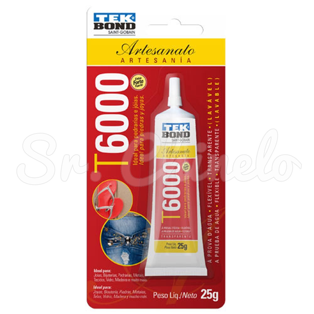 Cola de Contato T6000, Tekbond, 25g