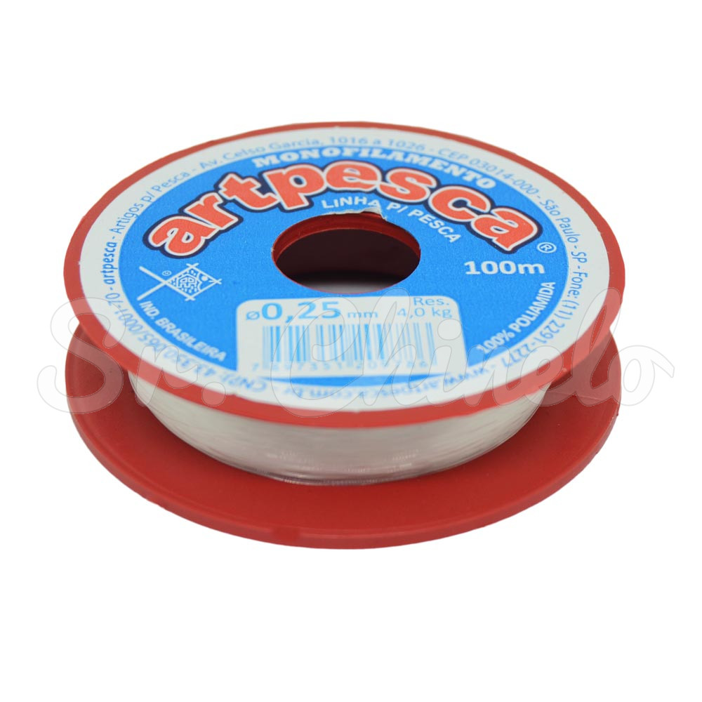 Linha de Nylon, Artpesca, 0.25mm