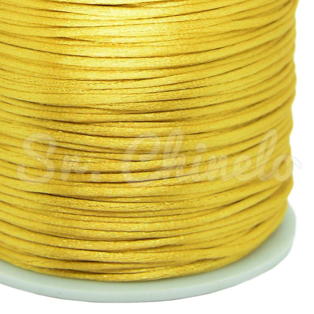 Fio de Seda, 1mm, Dourado