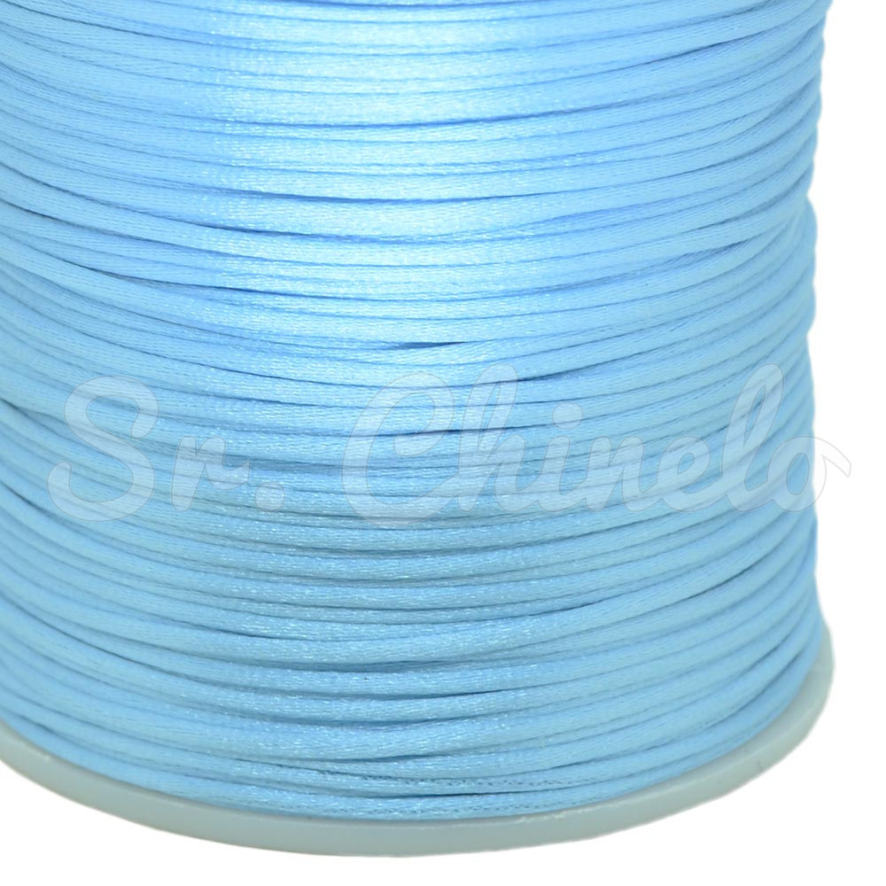 Fio de Seda, 1mm, Azul Celeste