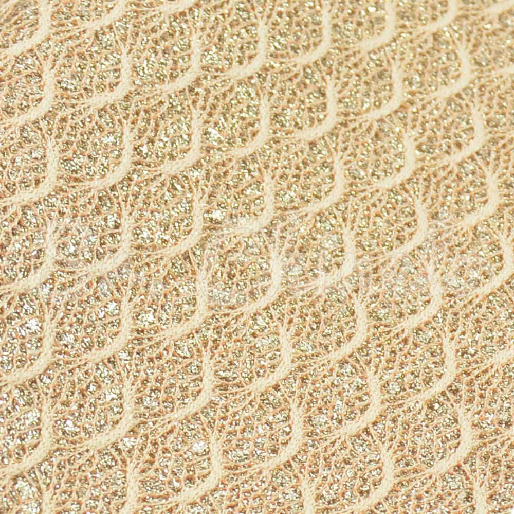 Lonita Glitter Rendado, Bege