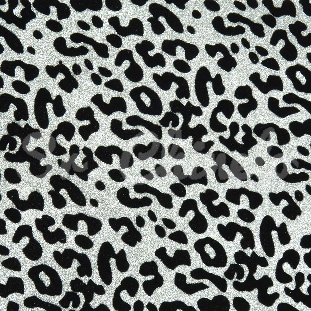 Lonita Glitter Fino Flocado, Onça, Prata