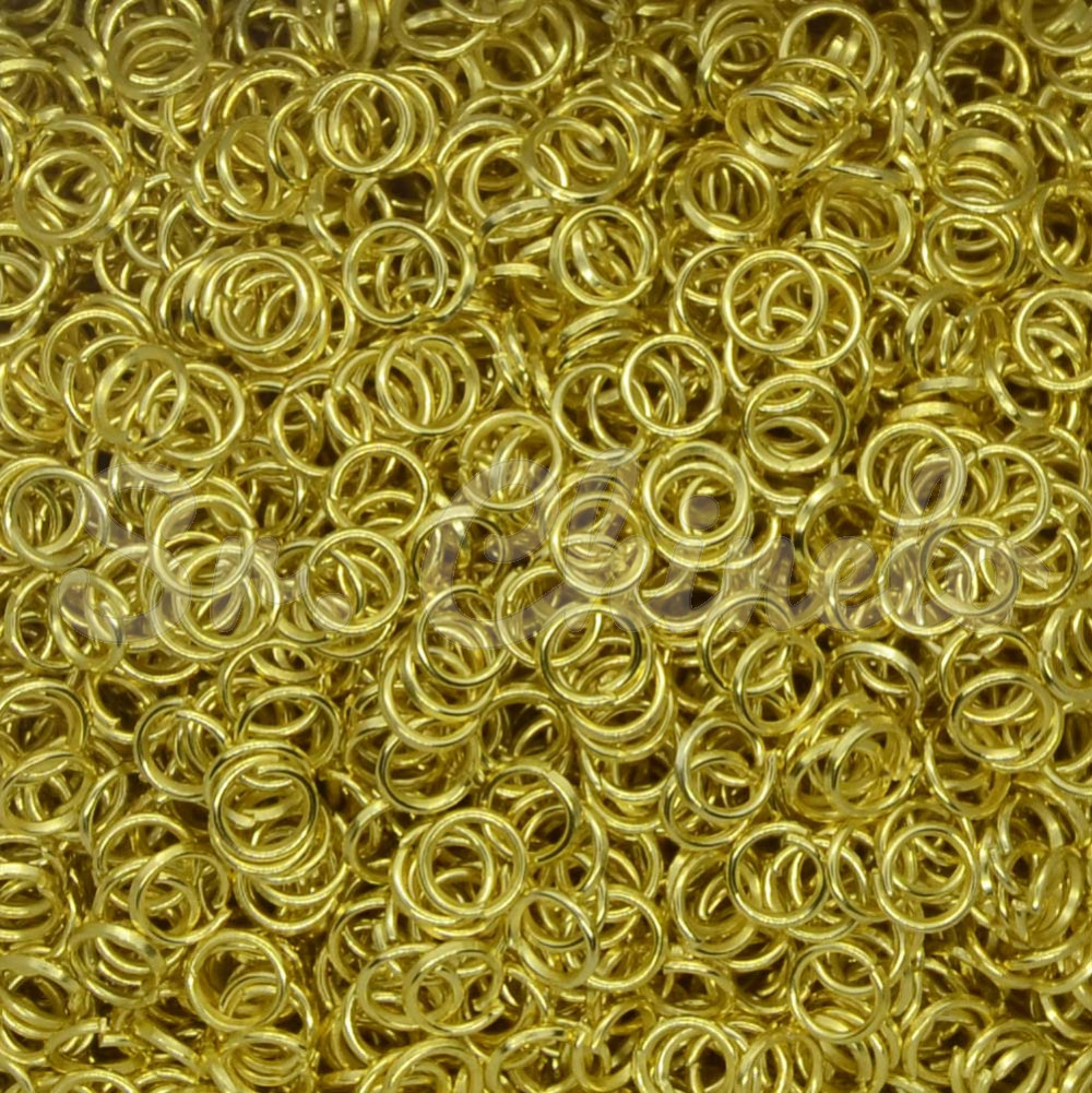 Argolinha de Metal, 05mm, Ouro