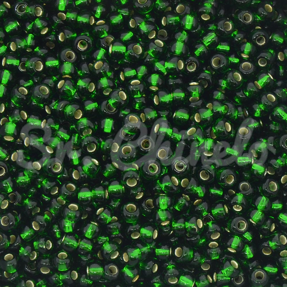 Miçangão Jablonex, 5/0, Verde Transparente