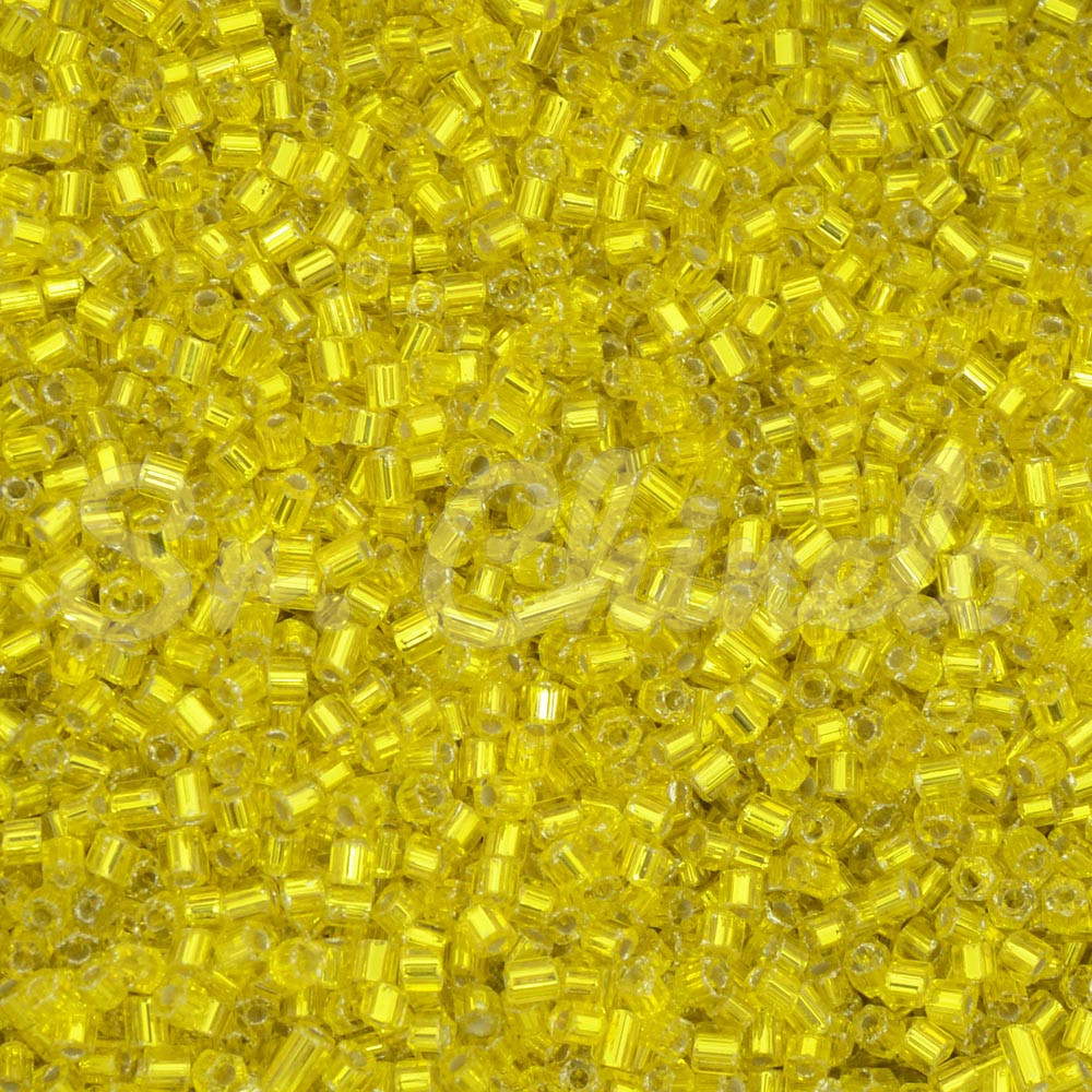 Vidrilho Jablonex, 2x9/0, Amarelo Transparente