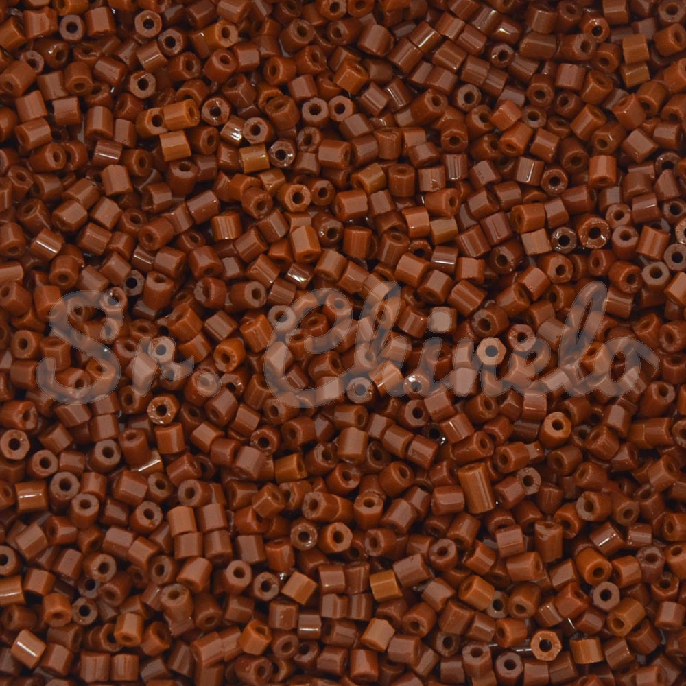 Vidrilho Jablonex, 2x9/0, Marrom Fosco