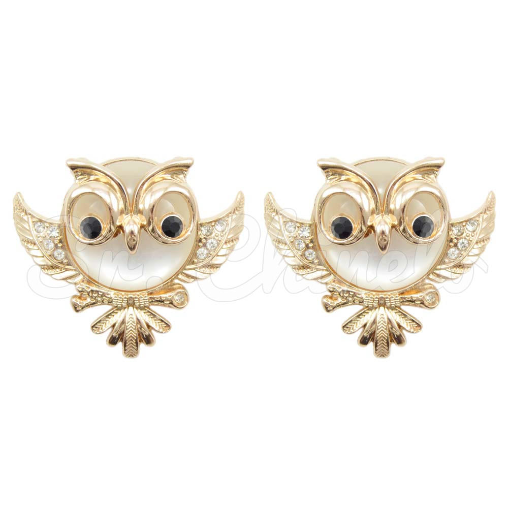 Piercing de Garra, Coruja, Ouro, Creme 