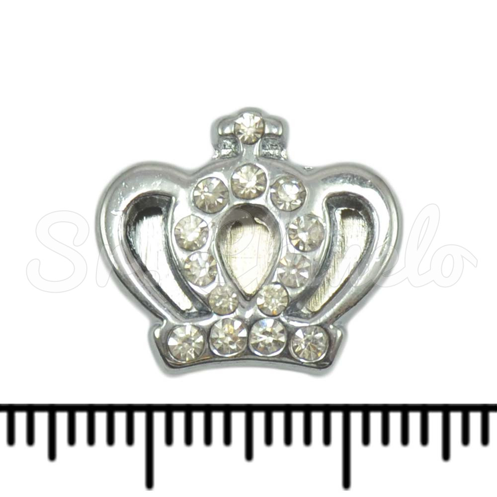 Passante, Coroa, Prata, Cristal