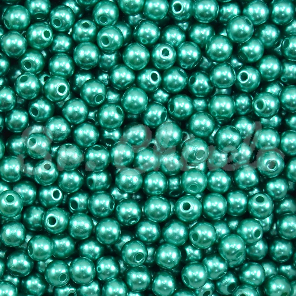 Pérola ABS, 05mm, Verde Kentucky