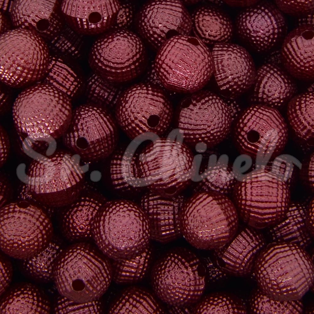 Pérola Craquelada, 10mm, Marsala
