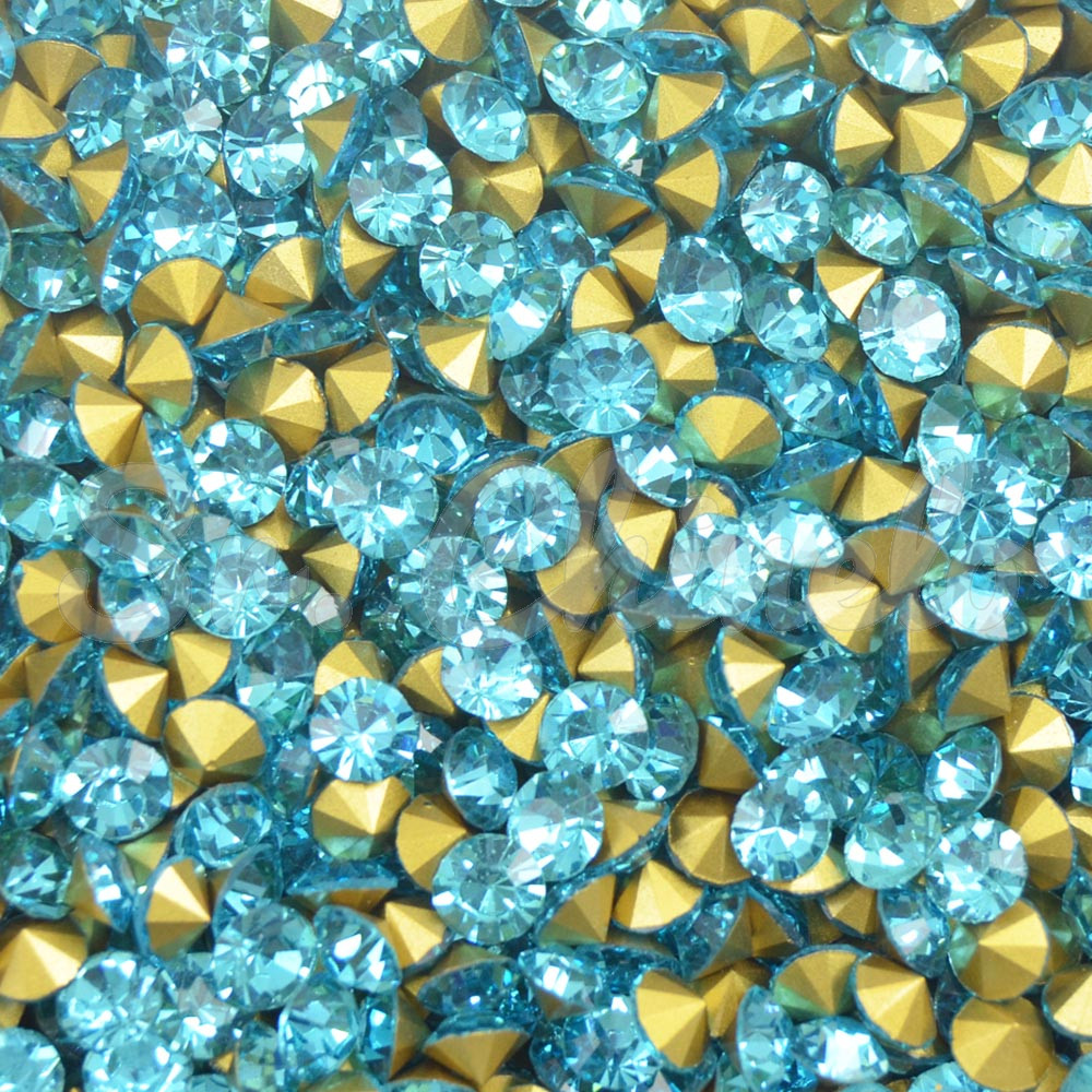 Pedra de Strass, SS24, Aquamarine