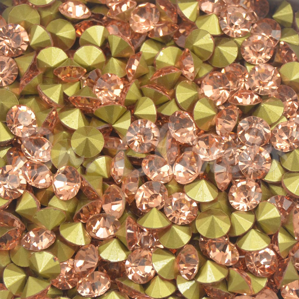 Pedra de Strass, SS28, Light Peach