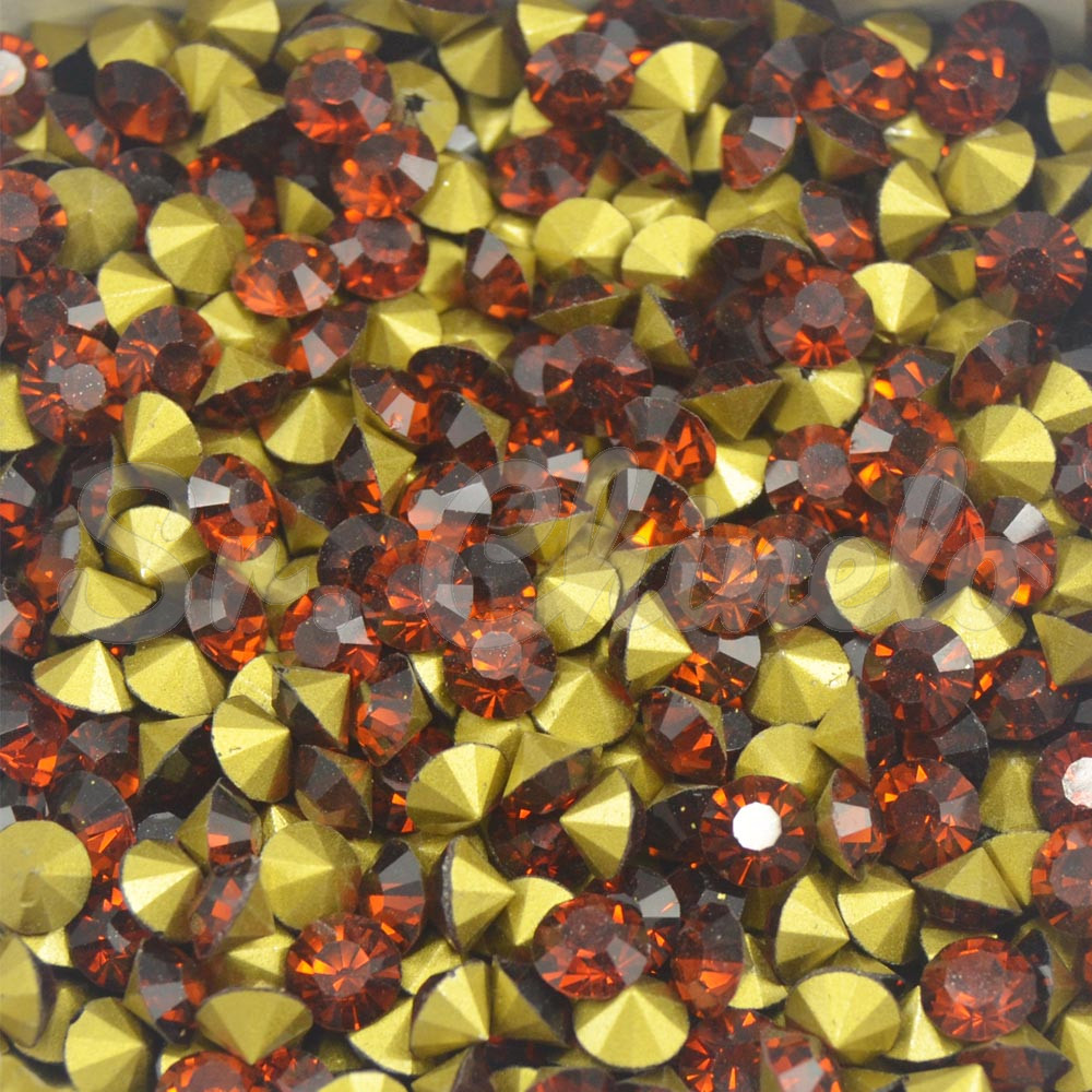 Pedra de Strass, SS28, Smoked Topaz