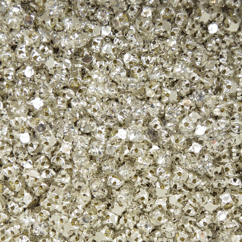 Strass de Costura, SS16, Prata, Cristal