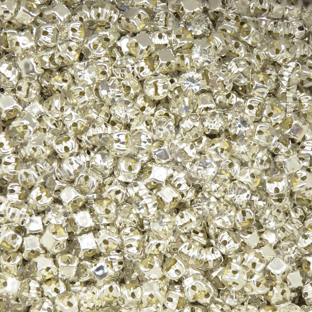Strass de Costura, SS18, Prata, Cristal