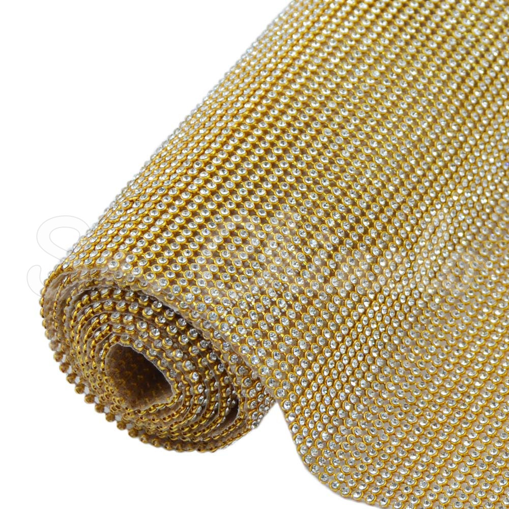 Manta de Strass, Ouro, Cristal