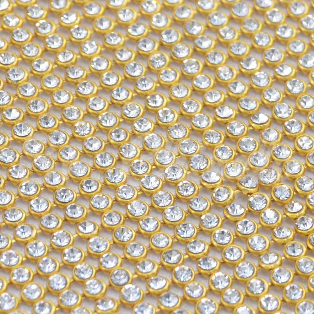 Manta de Strass, Ouro, Cristal