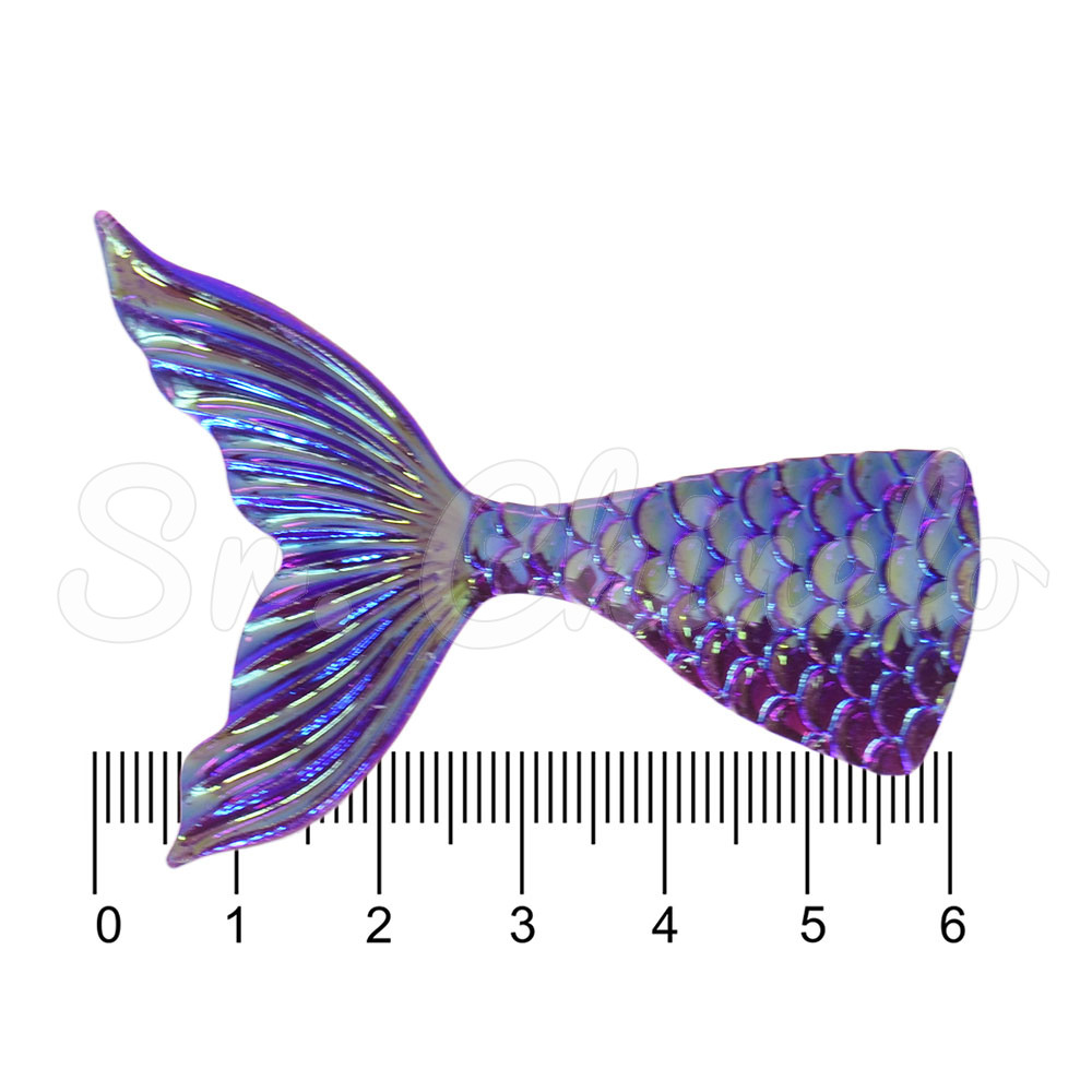 Kit Aplique Cauda de Sereia, Roxo