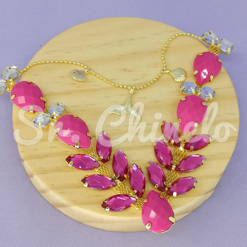 Cabedal Sirena, Banhado, Rebite, Correntinha, Rosa