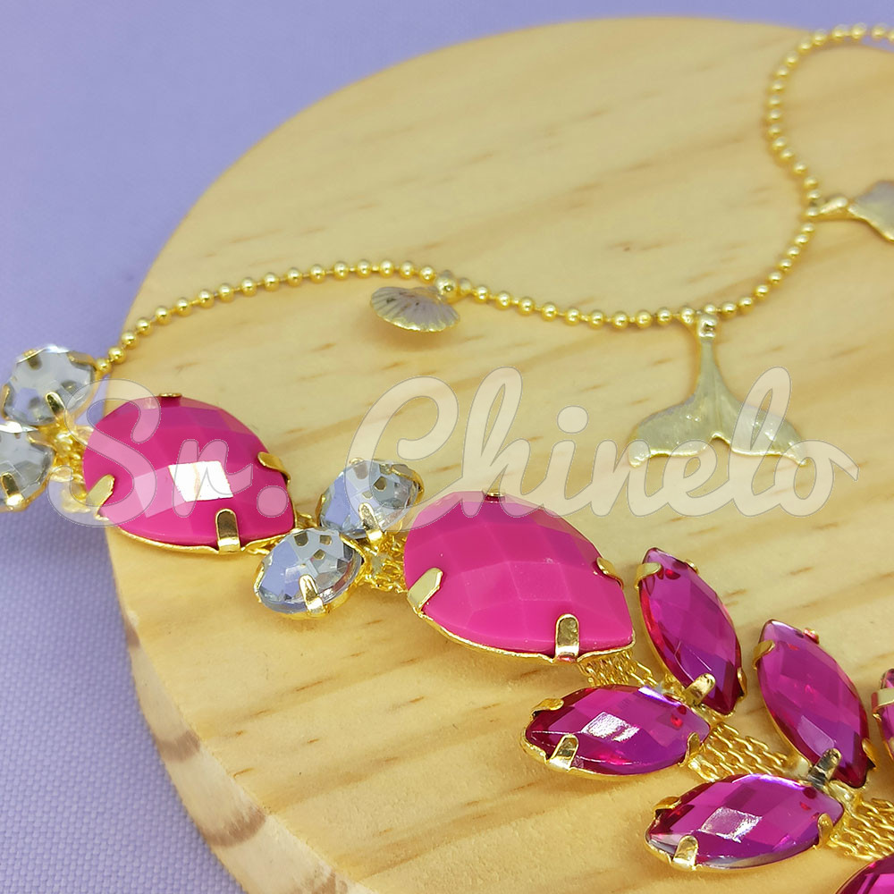 Cabedal Sirena, Banhado, Rebite, Correntinha, Rosa