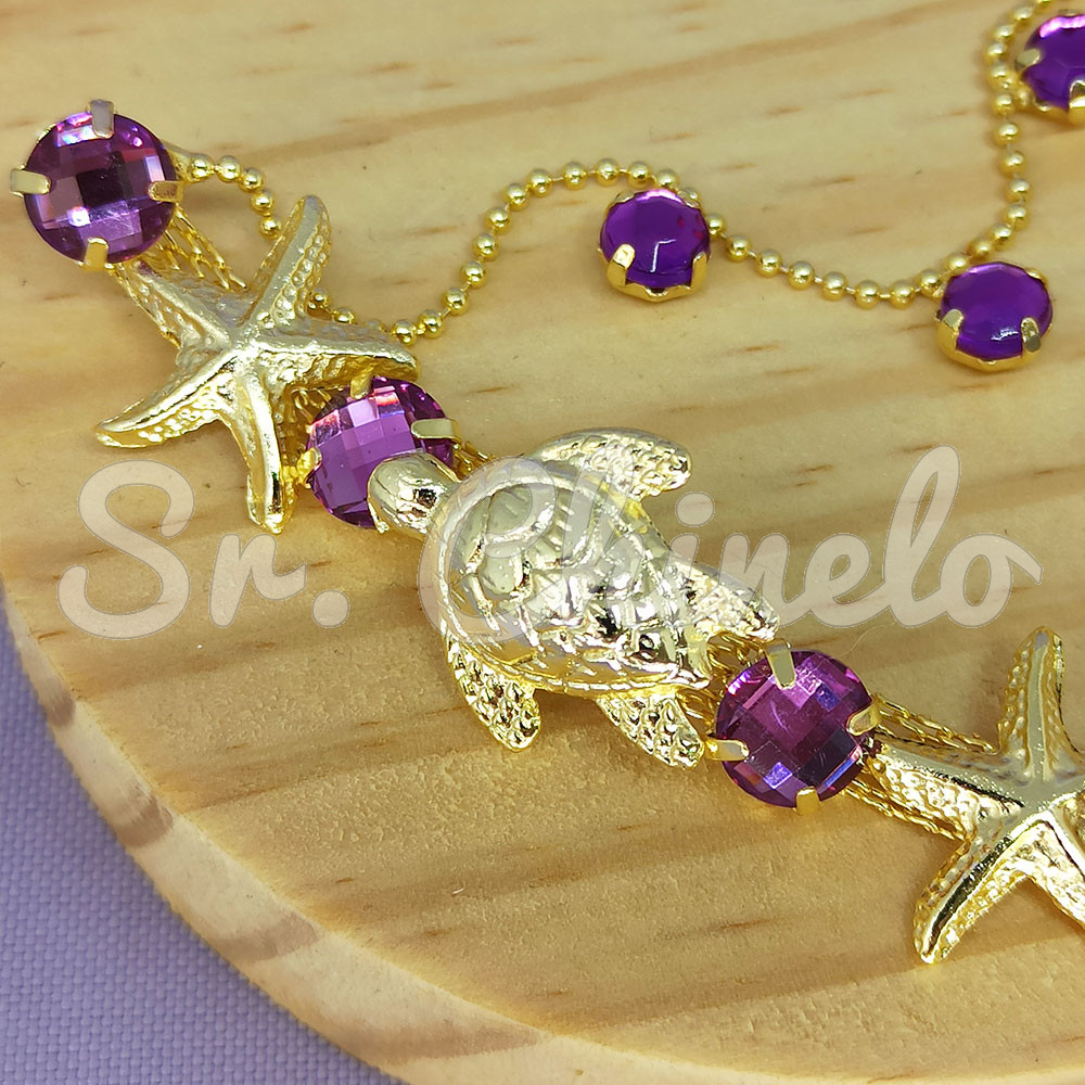 Cabedal Marjorie, Banhado, Roxo