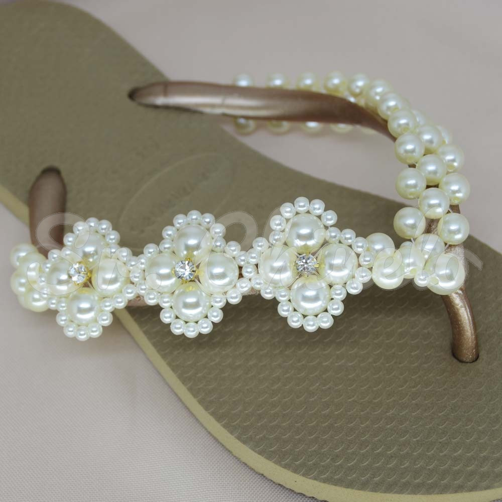 Trama de Pérolas Begônia, Creme