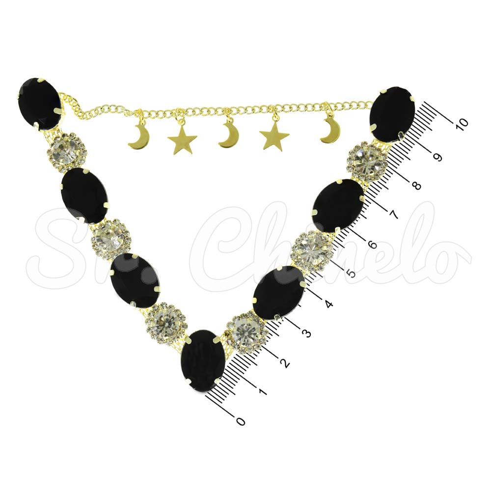 Cabedal Celeste, Rebite, Luas e Estrelas, Preto