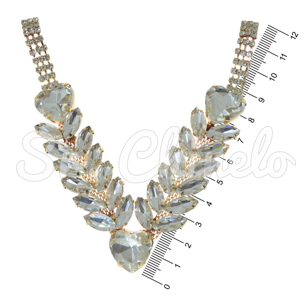 Cabedal Roberta, Rebite, Cristal